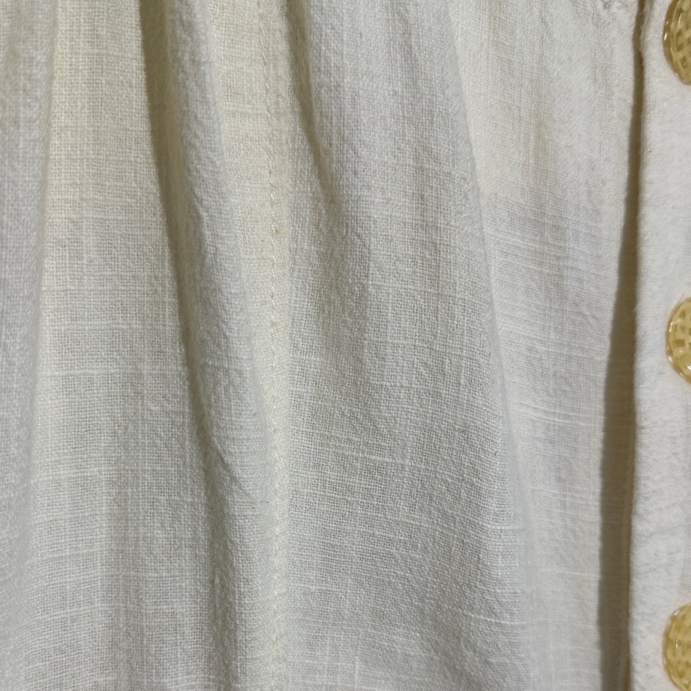 Chic Cream Button-Front Jumpsuit - image 5